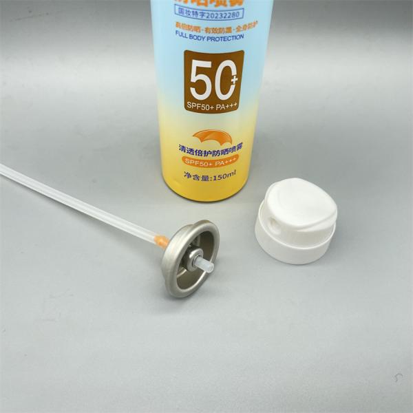Advanced Sunscreen Bottle with Actuated Valve Enhanced Protection for Sun-Savvy Individuals - Leak-Proof Design