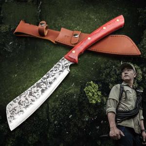 China SS440 Damascus Steel Machete 3C Survival Knife Foldable High Safety factory