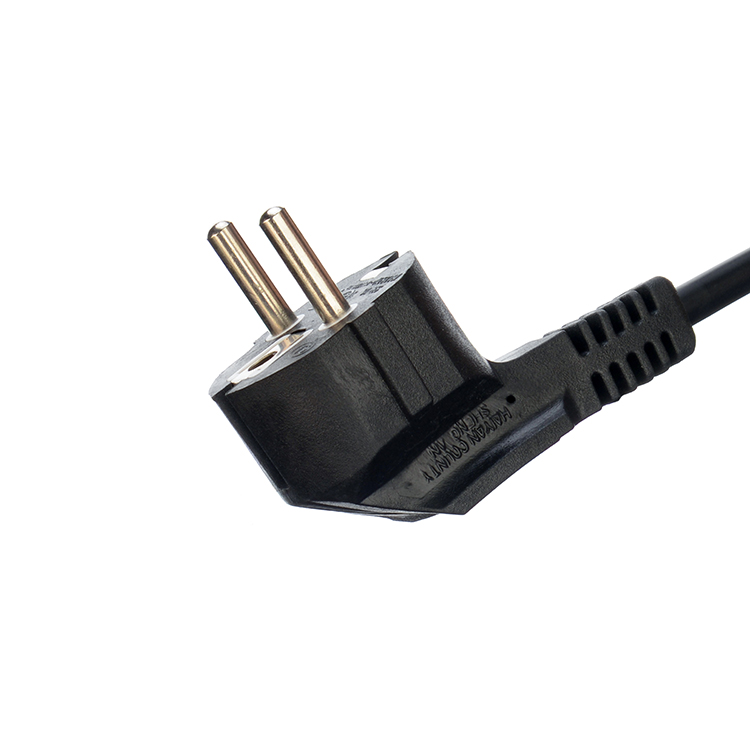Electrical Plug Black Kema-keur Cable H05vv-f 3 Prong Extension Cord for Travel Cooker With Open End Customized Solution
