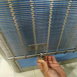 China Decorative Sheet Architectural Metal Mesh Brass Lock Crimped factory