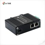 48 57VDC Industrial PoE Switch 2 Port 10/100/1000T To 1-Port 100/1000X SFP