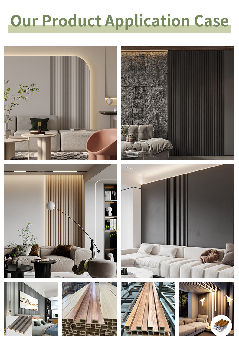 Hollow Interior Wood Plastic Composite Wall Cladding WPC Wall Panel