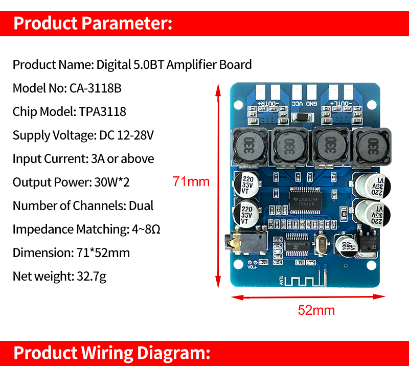 Upgrade Your Home Stereo Systems with TPA3118 DIY Audio Board 2X30W Stereo Amplifier