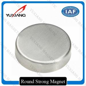 China Nickel Round N52 Neodymium Disc Magnets , Powerful Neodymium Magnets High Coercively factory