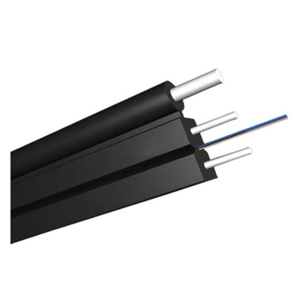 Long-Lasting Fiber Optic GJXH GJXFH Distribution Leather Cable Drop Cable for