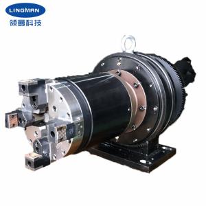 China Stable Clamping Force Laser Rotary Chuck 4 Jaw Double Acting 500r/min factory