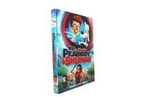 China Mr. Peabody &amp; Sherman dvd movie disney children carton dvd with slipcover free shipping factory