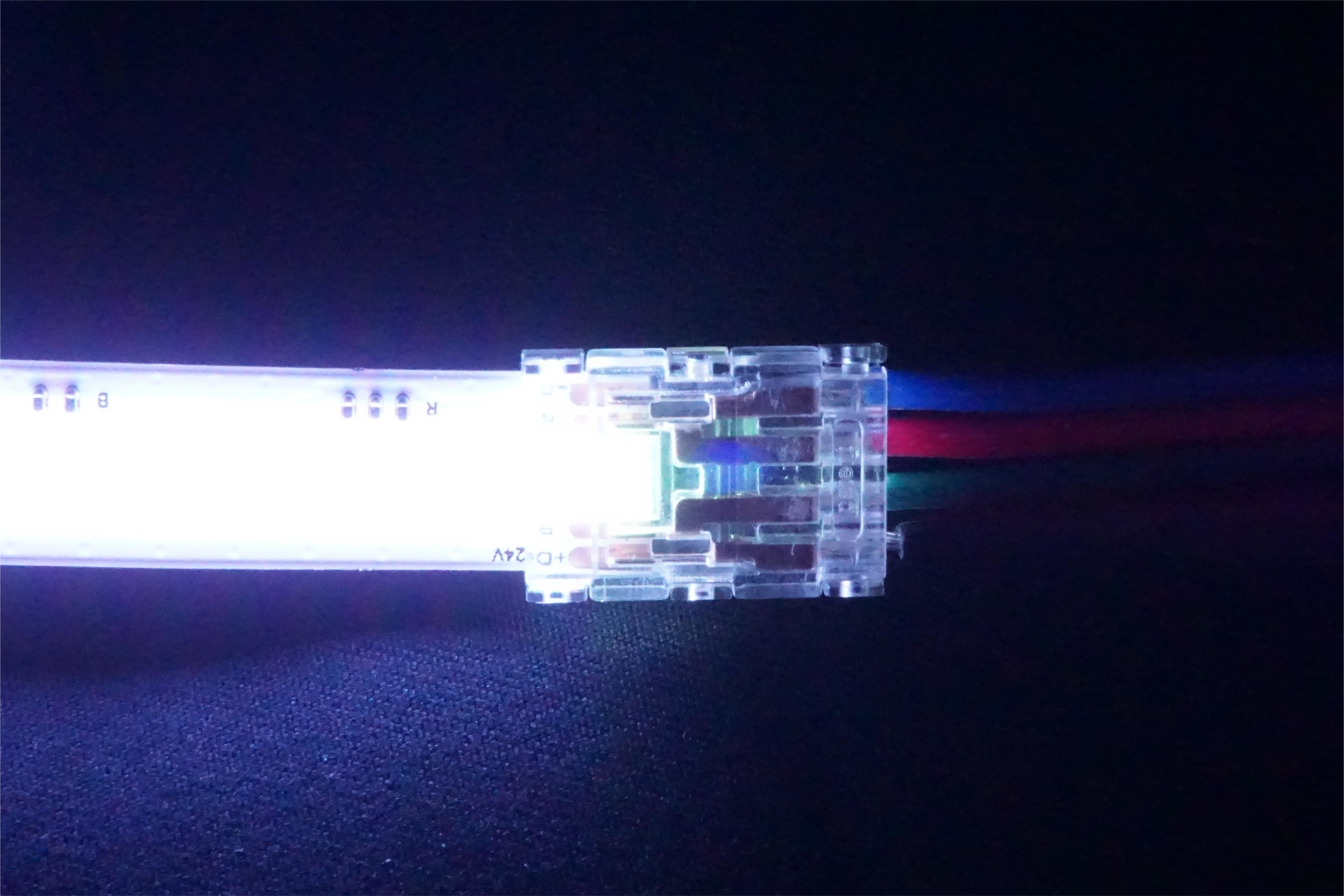 5 Pin RGBW LED Strip Connector Strip To Wire Free Solder Quick Connection