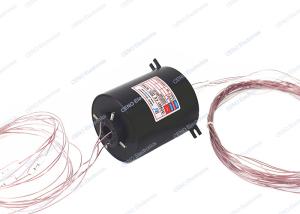 China Type Thermocouple Signal Through Hole Slip Ring With 10000rpm High Speed factory