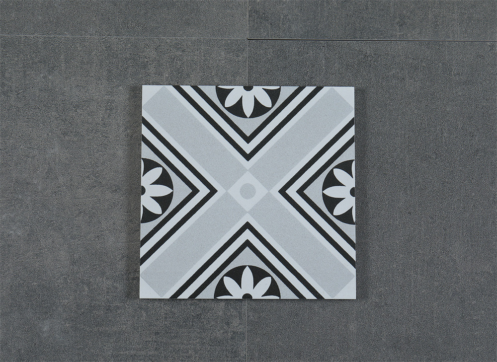 Antibacterial Ceramic Rustic Tiles For Balcony And Wall 200x200mm W.A 6% Floor Tiles For Kitchen