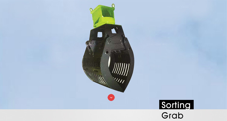 Buy BeiYi Waste Grapple Hydraulic Excavator Rotating Log Grapple for sales