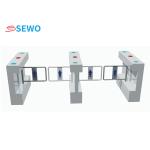 Vertical Swing Barrier Turnstile 304 Stainless Steel Automatic Systems