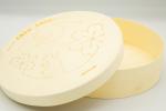 Natural Round Disposable Wooden Box compostable Φ115mm Φ120mm Φ135mm Φ136mm