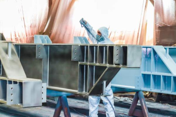 Metal Wear Resistance Aluminium Spray Painting UV Resistance High Temp Aluminum