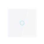 Tuya Eu standard 1gang APP Control Glass Touch Operated Smart Wifi Light Dimmer