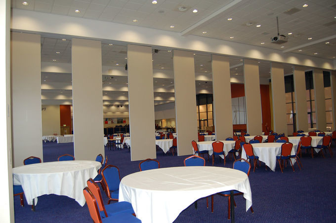Aluminium Track Hanging Moving Folding Partition Walls / Conference Room Partition Wall