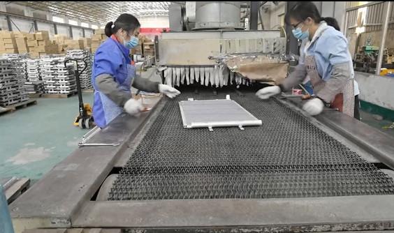 200-1500mm/min Mesh Belt Transmission Speed Aluminum Brazing Furnace for