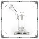 Hand Blown Glass Water Bubbler 8.5 Inches Matrix Perc Mini Smoking Water tube