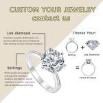 0.5ct 1ct 1.5ct 2ct 3ct White Loose Moissanite Diamond HPHT CVD Lab Grown