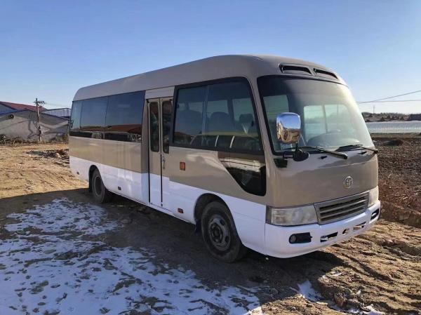 Toyota Coaster Bus 23 Seater Toyota Mini Bus 2TR Gasoline Engine 2nd Hand School