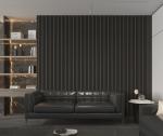 3 Sides Coated 600X2400X21mm Slat Wood Absorbing Panels Meeting Room Corridors