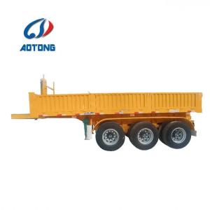 China Hydraulic Cylinder Rear Dump Semi-Trailer Tipper Rear Tractor Trailer for Heavy Duty factory