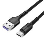 USB 3.0 Nylon Charging Cable , Nylon Braided Micro Usb Cable For Samsung Phone