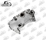 Aluminum 2097291 Diesel Engine Spare Parts Oil Cooler Cover For Cate C9.3