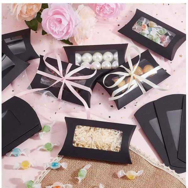 Creative pillow shaped kraft paper box sample