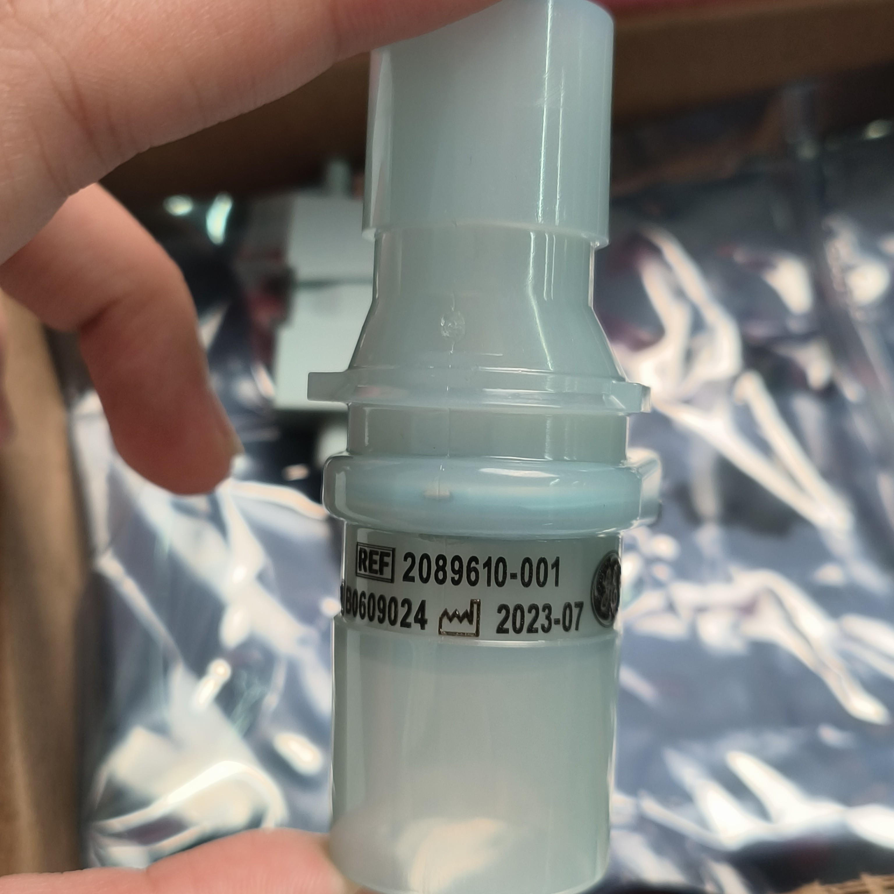 GE Original Datex-Ohmeda Flow Sensor LEGACY VAR ORF BCG SERVICE REF: 2089610-001-S