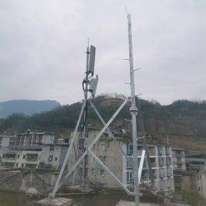 Galvanized Steel Pipe Wifi Antenna Communication Rooftop Pole
