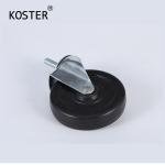 5kg Load KSLHD0403 Light Duty Furniture Rubber Black Swivel Caster