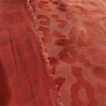 100gsm 65d Women Suit Fabric Sea Island Leopard Print Satin Fabric