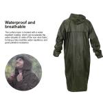 RAINWEAR RR020-N 170T Olive Green Rubberized Polyester Raincoat