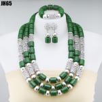 2023 Good quality Elegant African Beads Jewelry Sets Senegal/ghana Wedding