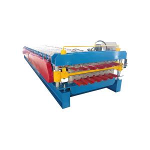 China Roof PLC 5500w Double Layer Roll Forming Machine factory