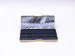 Long Rectangle Printed Eyeshadow Makeup Metal Tin Box With Plastic Insert