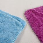 Cute printed cake towels microfiber absorbing water kitchen useage with single