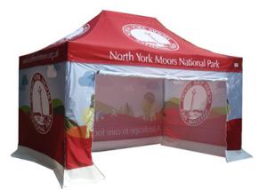 China Anti UV Portable Canopy Tent CMYK Heat Transfer Printing Easy Maintenance factory