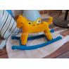 Buy cheap Kid Store Window Display Decorations Orange Fiberglass Hobbyhorse With Flocking from wholesalers
