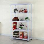 C Store Metal Display Boltless Steel Rack In White Color 150kg Per Level