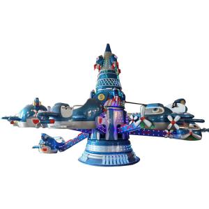 China OEM Amusement Park Rides Self Control Plane Ride With Aircraft Cockpit factory