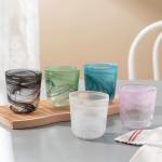 Centrifugal 13 Oz Swirl Glass Drinking Cups 370ml Multicolor Recycled