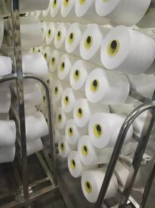 China Factory Supply Recycled Polyester Spun Yarn 30S/3 With GRS Certificate factory