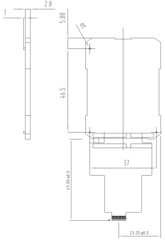 2.2" Inch Touch Panel Screen 176x220 ILI9225G QCIF REACH RoHS Compliant