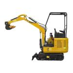 Food Beverage Shops' Best Choice 1.8Ton Operating Weight Micro Excavator Mini