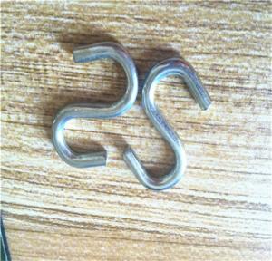 China Stamping Process 304/316 Stainless Steel S Hooks , Small S Shaped Hooks factory