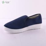 Cleanroom PVC anti slip sole esd blue shoe Lightweight Antistatic Canvas ESD