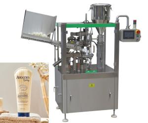 China Cosmetic Shampoo Tube Filling Sealing Machine Plastic Compound Pipe 0.6 MPa factory