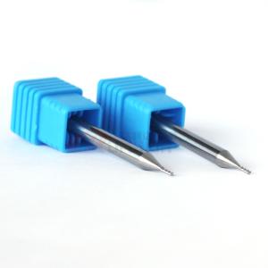 China 1/4 X 4 Oal 1/2&quot; 3 Flute Carbide End Mill For Aluminum 1mm Polished factory